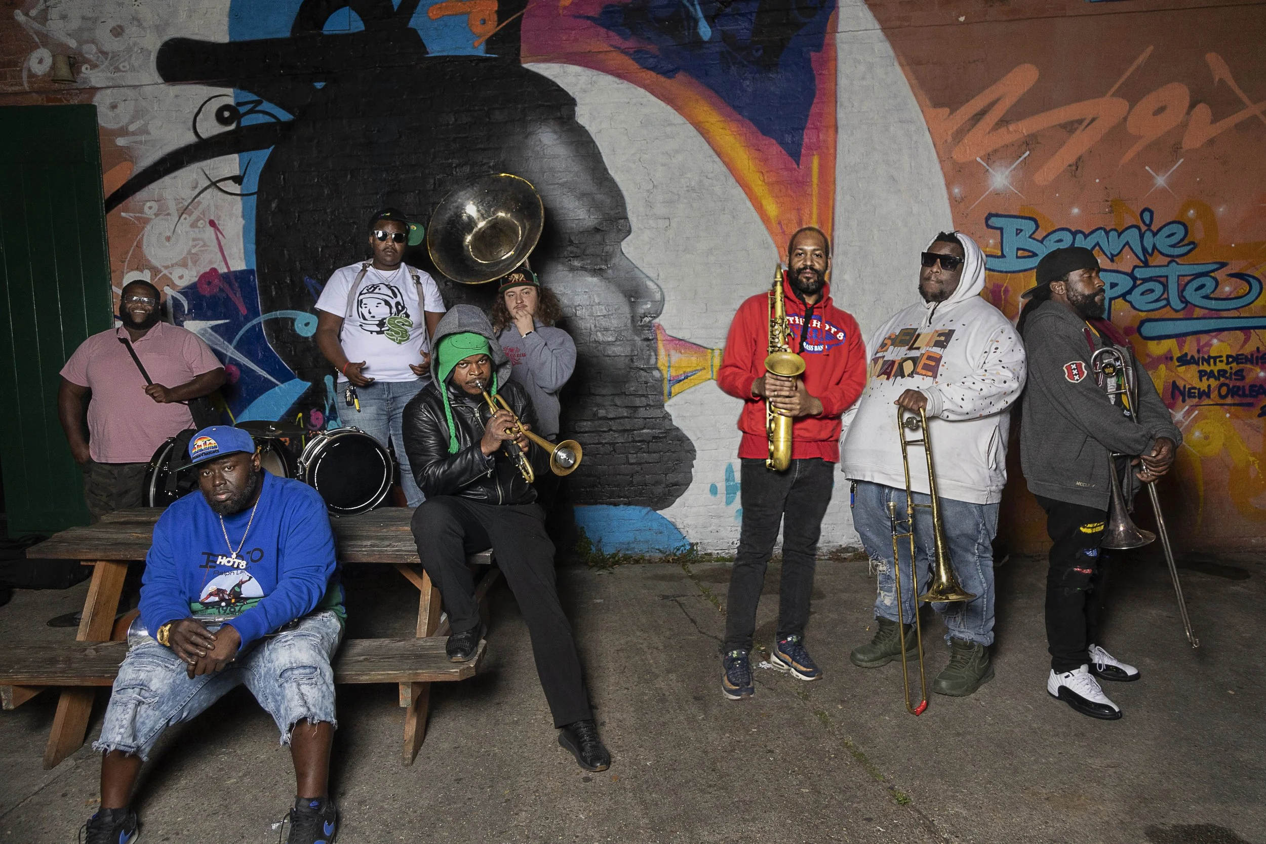HOT 8 BRASS BAND with Brass Solidarity and DJ Tarik Thornton — The